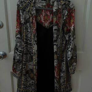 Bebe Multicolor Floral Kimono